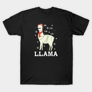 Fa La La La Llama T-Shirt